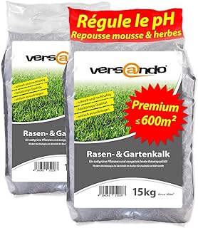 versando 30kg de chaux à gazon & chaux de jardin jusqu