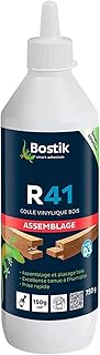 Bostik Colle Vinylique Bois R41 - Colle à Bois Prise Rapide - Colle d
