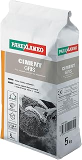 Parexlanko, Ciment Gris, Ciment pour scellements, joints et enduits, 5 kg